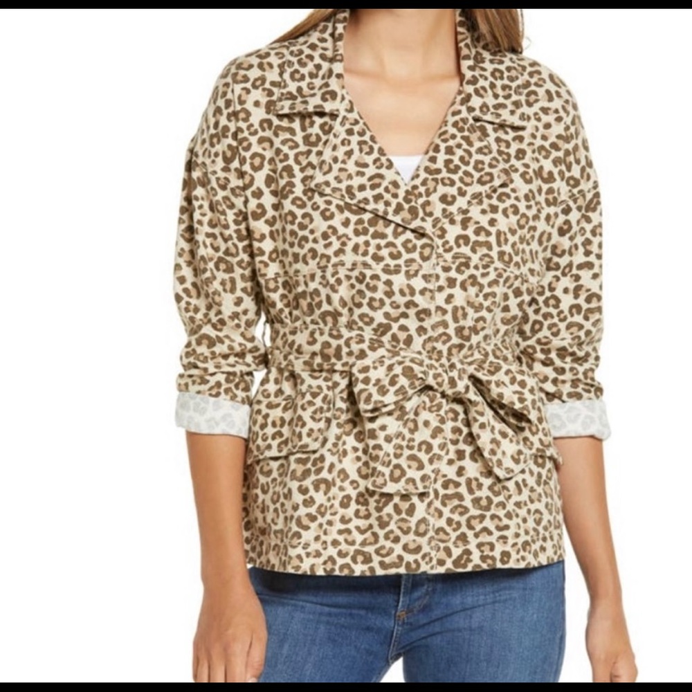 NWT Caslon Belted Jacket